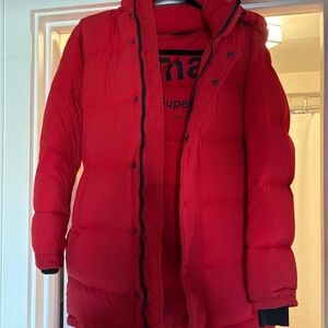 TNA Red Superpuff Jacket